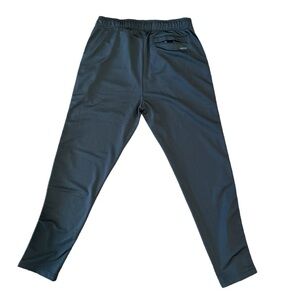 X GRAY with white side lines joggers Sz L